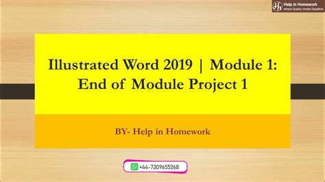 Image result for Word Module 7 Sam End of Module Project 1