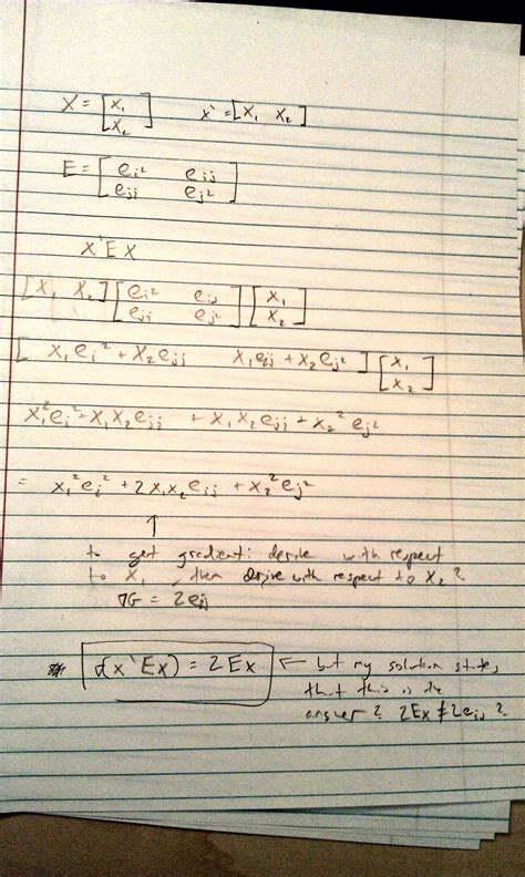 Image result for Finding a Gradient of Matrix