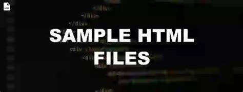 Simple Sample HTML File に対する画像結果