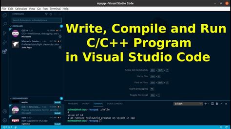 Vscode How to Run C++ Code with Functions に対する画像結果