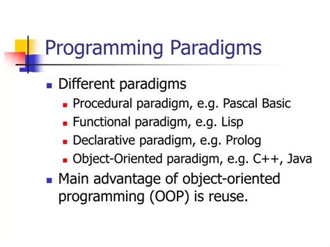 Image result for Branches of Programming Paradigms