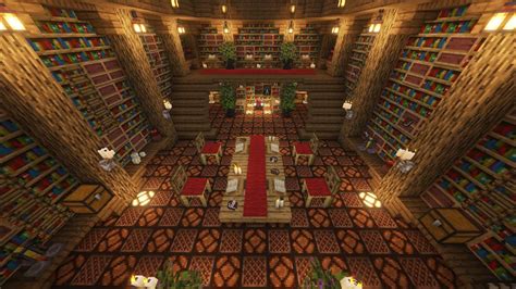 Image result for Minecraft Library. Interior