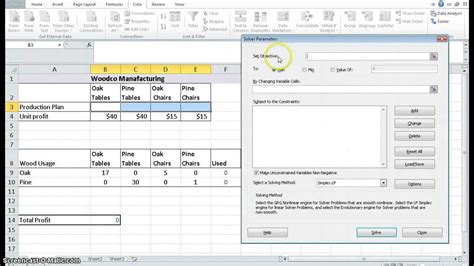 Image result for Excel Solver Minimize Cost Example