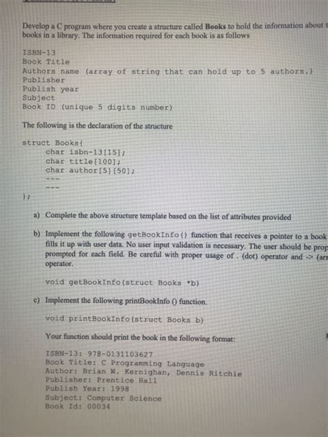 Image result for Structure in C Program for Libray Books