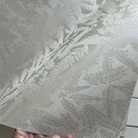 Jacquard Curtain Fabric With Dyed Texture Pattern Woven Technique For Living Room Wall Covering Low MOQ Stocked