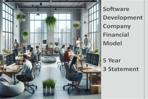 3 Statement Software Development Company Finance Model