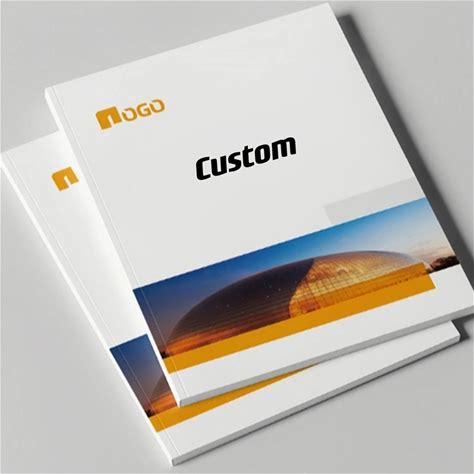 Custom With Your Pdf Files Catalog/Magazine Printing Soft Cover Book Printing