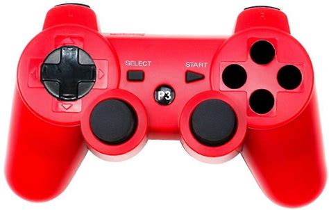 PS3 Wireless Controller, Professional PS3 Gamepad, Touch Panel Joypad With Dual Vibration, Bluetooth Game Controllers Red