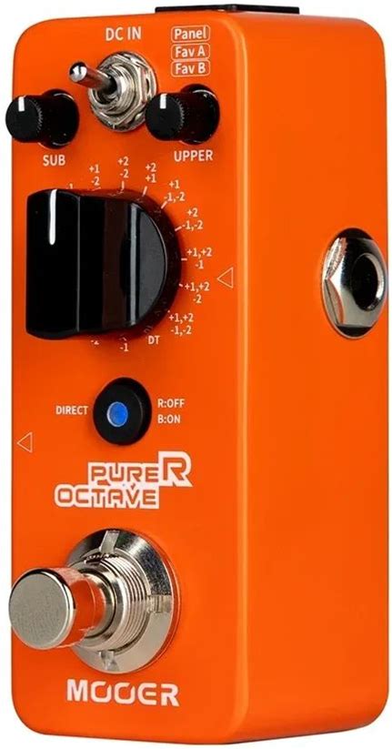 Mooer MOC4 Purer Octave Octave Effect Single Block Has 15 Different Octave Effect Combinations Guitar Effect Pedal