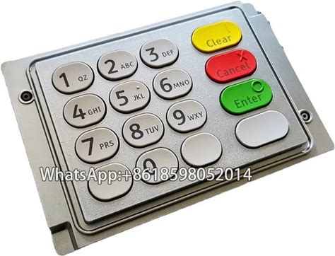 NCR Spare Parts 445-0735626 66XX EPP USB SPANISH 12 ASSY 4450735626 Keypad Ncr Keyboard 4450745408