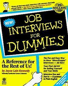 Job Interviews For Dummies (For Dummies Series) Von Joyc... | Buch |