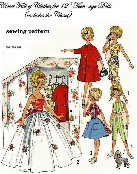 Image result for Doll Clothes Patterns