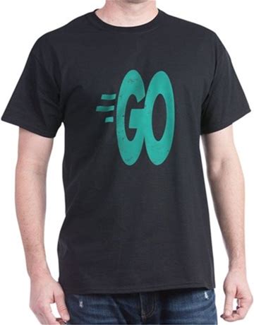 Go Programming Language With Go Logo Distr T-Shirt