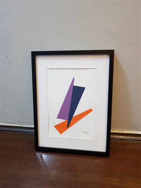 "PAPER ON PAPER - Framed" - Original Artwork By Richard Brandão