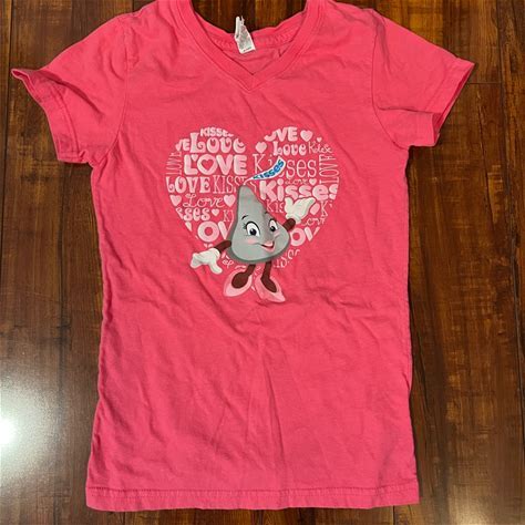 Hershey Park Girls M Chocolate Kisses Shirt | Color: Pink | Size: Mg