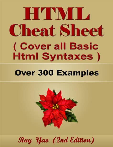 HTML CSS Cheat Sheet, Cover All Basic Html Css Syntaxes, Quick Reference Guide By Examples, ISBN: 9798877126046: Html Css Programming Syntax Book,