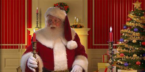 Virtual Santa LED Projection Kit: LED Projector, Screen, 29 Effects On USB Flash Drive