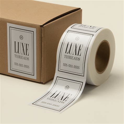 100 Pegatinas Y Etiquetas Comerciales - Rectangular - Adhesivo Individual - Papel Adhesivo Brillante