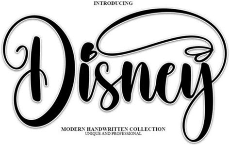Disney Inspired Font