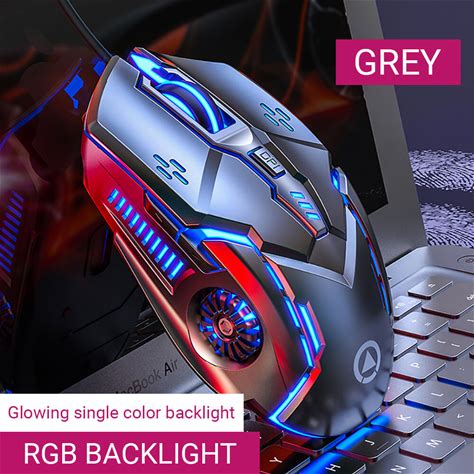 Optical Futuristic Gaming Mouse 3200 DPI Backlight USB