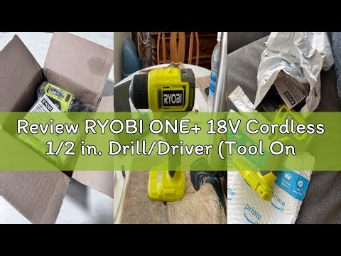 Review RYOBI ONE+ 18V Cordless 1/2 in. Drill/Driver (Tool Only) PCL206B Black Green