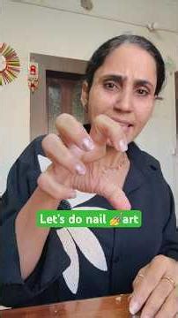 Lets do nail art with me & divya / Ghamu Saran / Easy nail art at home for beginners #shorts