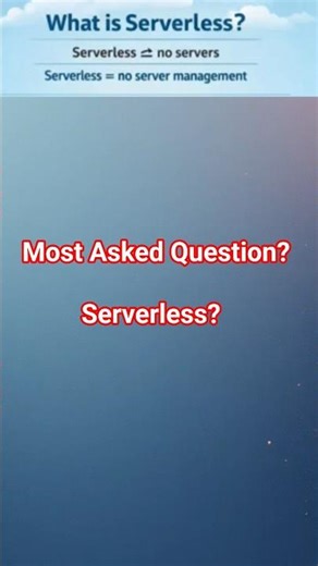 Serverless Explained ! 💻 Pay Only When Code Runs ⚡#Serverless #CloudComputing #awslambda #cloud