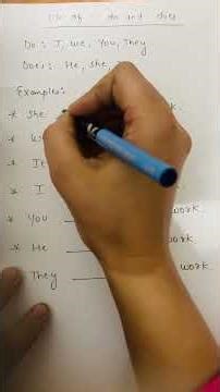 Use of "DO" and "Does" in English#englishlearning #englishvocabulary #englishlearningclass