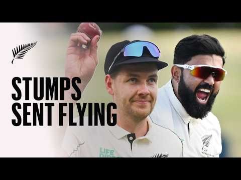 Duffy Breaks Records And Patel First Home Wicket | Best Wickets From New Zealand v West Indies Tests