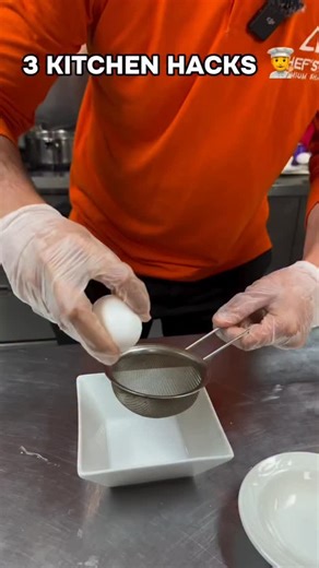3 KITCHEN HACKS! #reels #kitchenhack #cooking #chef kitchen | Chef's Door