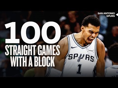 The Best Blocks of Wemby’s 100-Game Streak