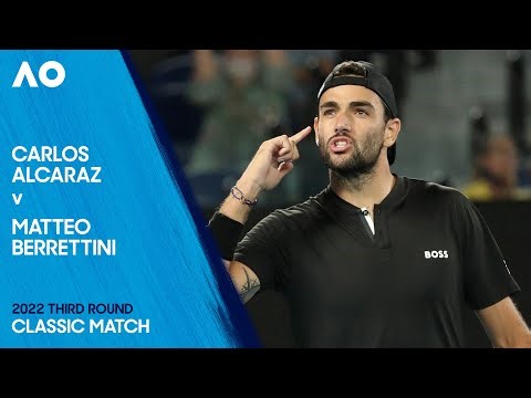 Carlos Alcaraz v Matteo Berrettini Classic Match | Australian Open 2022 Third Round