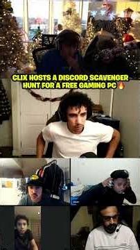 Clix HOSTS a Discord scavenger hunt for a FREE gaming PC 🔥