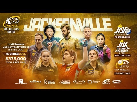 Table 1 ▸ Day 1 ▸ Pro Billiard Series Jacksonville 2025 🇺🇸