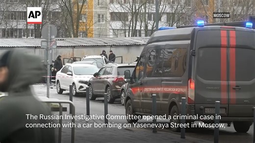 A Russian general was killed Monday morning after an explosive device detonated underneath his car in southern Moscow, investigators said. | AP