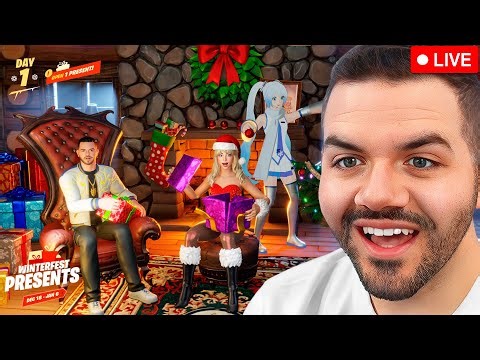 FORTNITE WINTERFEST IS HERE + COURAGE ICON IS OUT NOW!