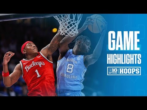 North Carolina vs. Ohio State | Highlights | Big Ten Men's Basketball 12/20/25