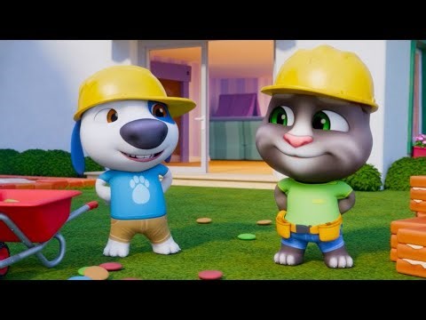 Tom the Builder 🚧 🛠️ Can He Make It? 🤨 Talking Tom Shorts ⭐️ Cartoons for Kids 🔴 24/7 LIVESTREAM