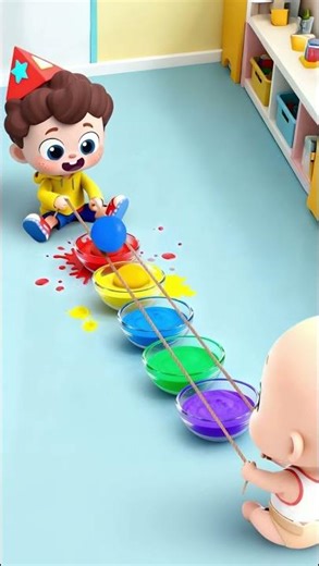 Bola Warna-warni🔴🟡🔵| Ayo ! Neo | BabyBus Bahasa Indonesia#babybus #shorts #yesneo #anakanak