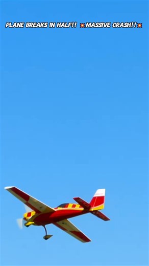 PLANE BREAKS IN HALF!! 💥MASSIVE CRASH!!💥Part 2#rc #rctoy #crash #rcairplane #rcplane #rcaircraft #ai_041 | Areli Steele