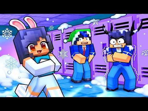 ONE GIRL at an ALL WINTER School!