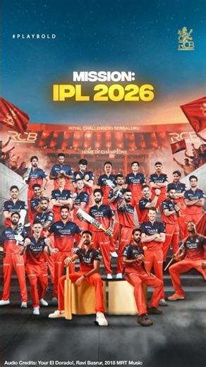 Mission IPL 2026, we're ready.💪Step 1️⃣: Assemble the right squad. Step 2️⃣: COOK | RCB