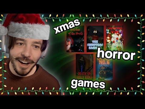 XMAS HORROR GAMES | indie horror games [livestream]