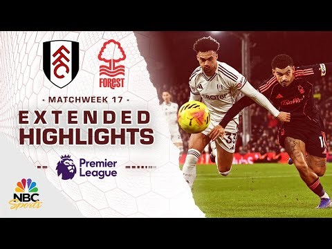 Fulham v. Nottingham Forest | PREMIER LEAGUE HIGHLIGHTS | 12/22/2025 | NBC Sports
