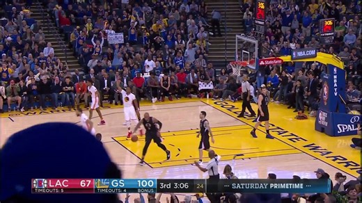 All 25 of Stephen Curry's 3rd quarter points! He finishes with 43. Golden State Warriors defeat L.A. Clippers 144-98 for 40th win of season! | NBA