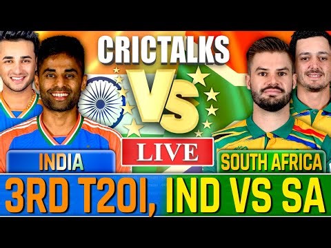 🔴 India v South Africa, Live Cricket, 3rd T20I 1st Innings Live Match Today Scores Commentary