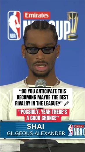 SGA speaks on budding rivalry between Thunder/Spurs after instant classic