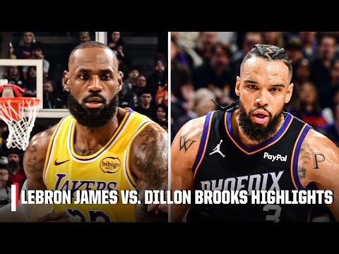 LeBron James vs. Dillon Brooks HIGHLIGHTS 🍿 Suns get dominant win over the Lakers | NBA on ESPN