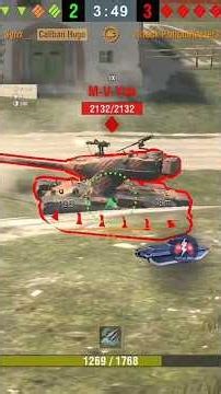 Caliban | 2vs5, 4 Kills & 6458 DMG | #worldoftanksblitz #wotblitz #танки #wotb #tanksblitz #shorts