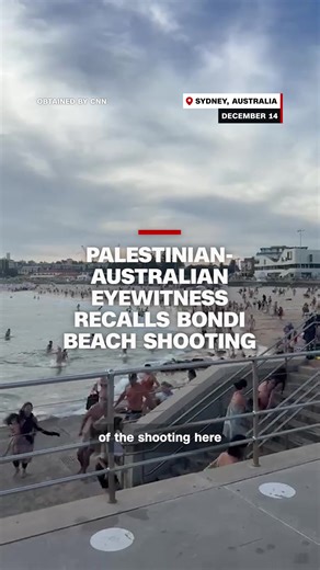 Eyewitness Ayman Labadi, who moved to Australia from the West Bank at age 17, initially believed the shooting at Bondi Beach was just fireworks. He shares his account with CNN’s senior international correspondent Will Ripley.